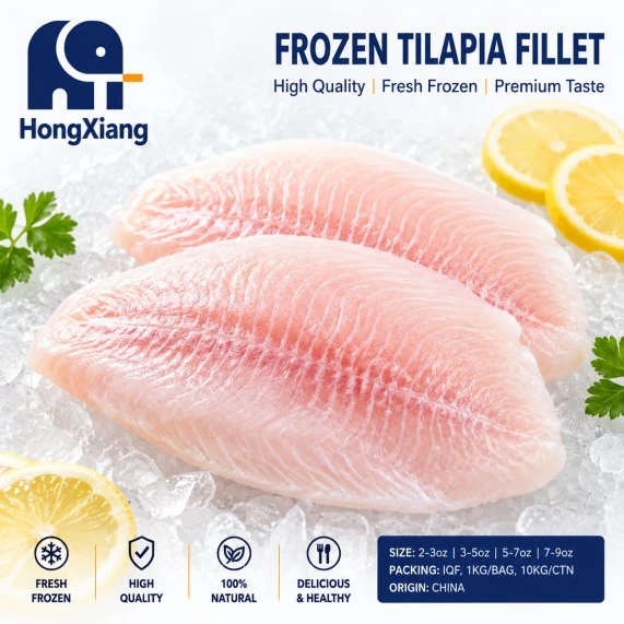 Premium pakastettu tilapiafilee